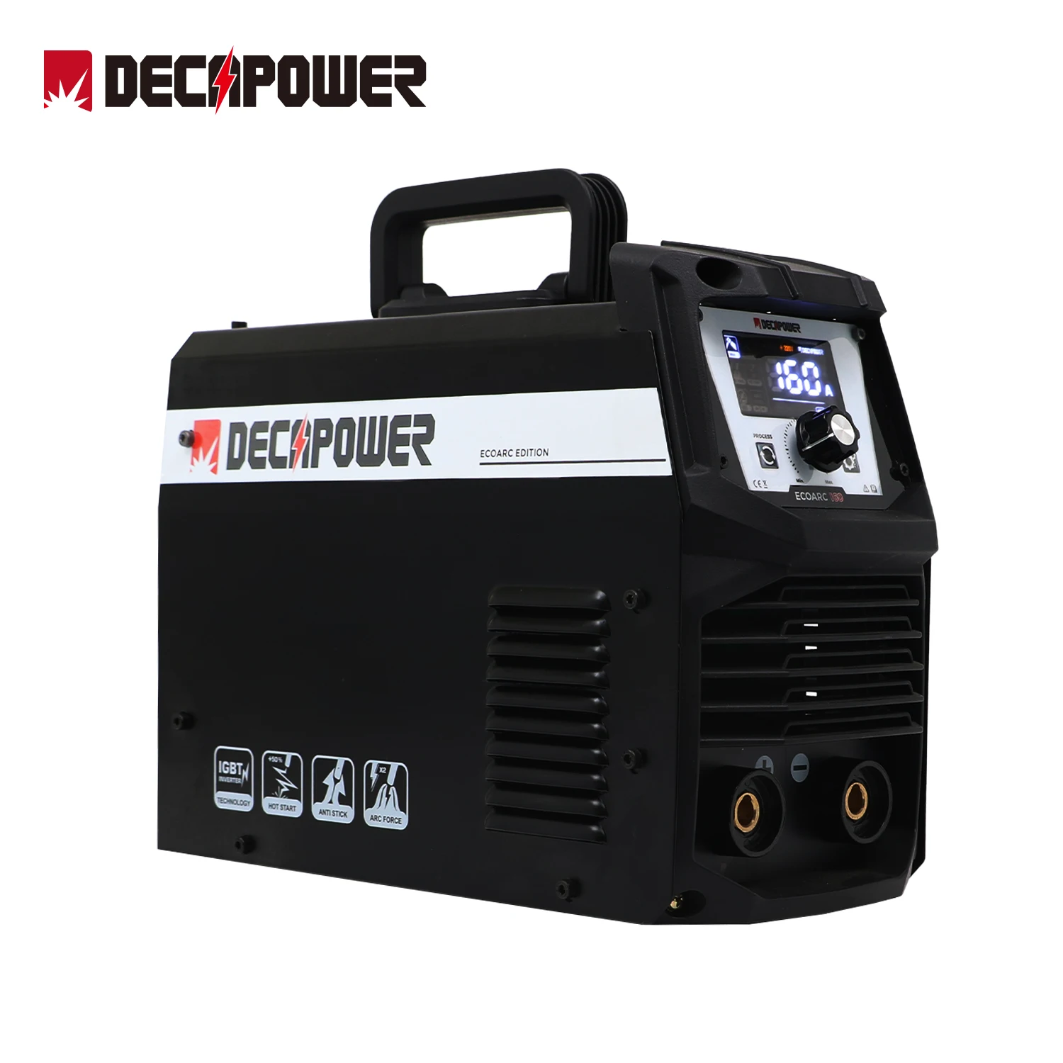 Decapower Synergy ECOARC 160 Amps Arc MMA LIFT DC TIG 2 IN 1 welding machine rod Stick Welders with screen