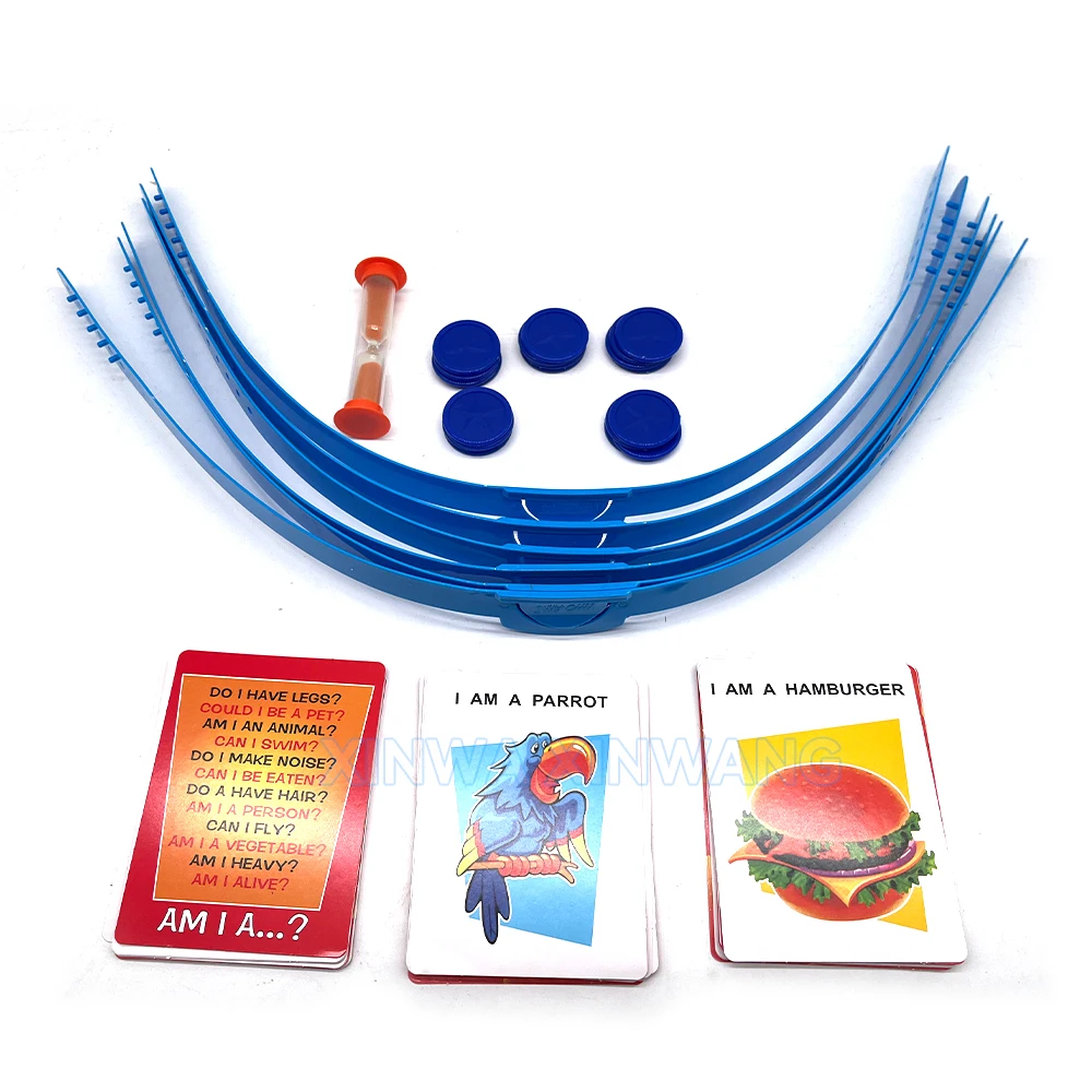 What Am I HEDBANZ ゲーム I Said Guess Who I Am キッズボードゲーム エンターテイメントおもちゃ パーティー用品 親子インタラクティブ