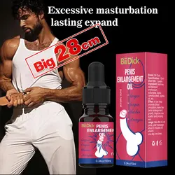 Penis Permanent Thickening, Growth Enlargement Massage Men's Cock Erection Lubricant Lncrease XXL Plant Extracts  Massage Oil