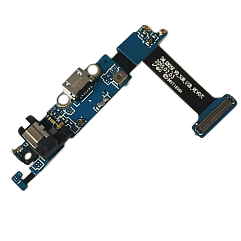 USB Dock Charging Port Flex Cable for Samsung Galaxy S6 Edge /G925F with Microphone and Headphone Jack Replacement