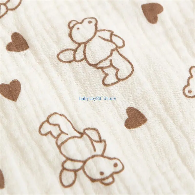 

Y4UD Baby Hip Soft Cotton Saliva Towel Super Absorbent for Newborn Baby Bibs Infant for Drooling