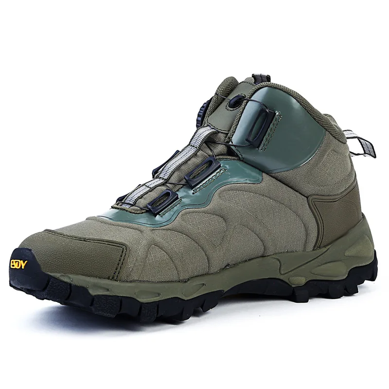Botas tácticas camuflaje ripstop antideslizantes para senderismo - imagen 2