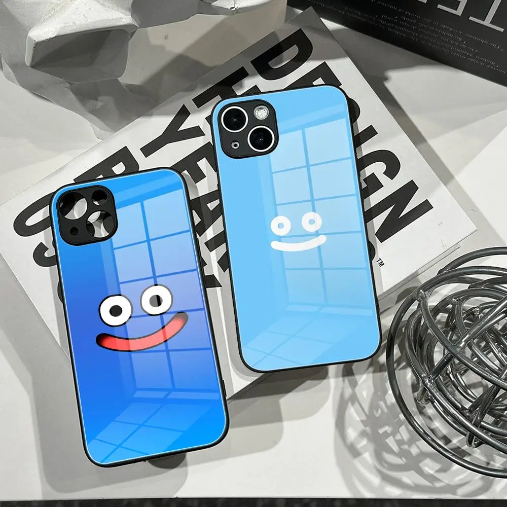Funda para Teléfono D-Dragon Quest Slime para iPhone 17, 16, 15, 14, 13, 12, 11, Plus, Pro, Max, Mini, Suave, Compatible con MagSafe