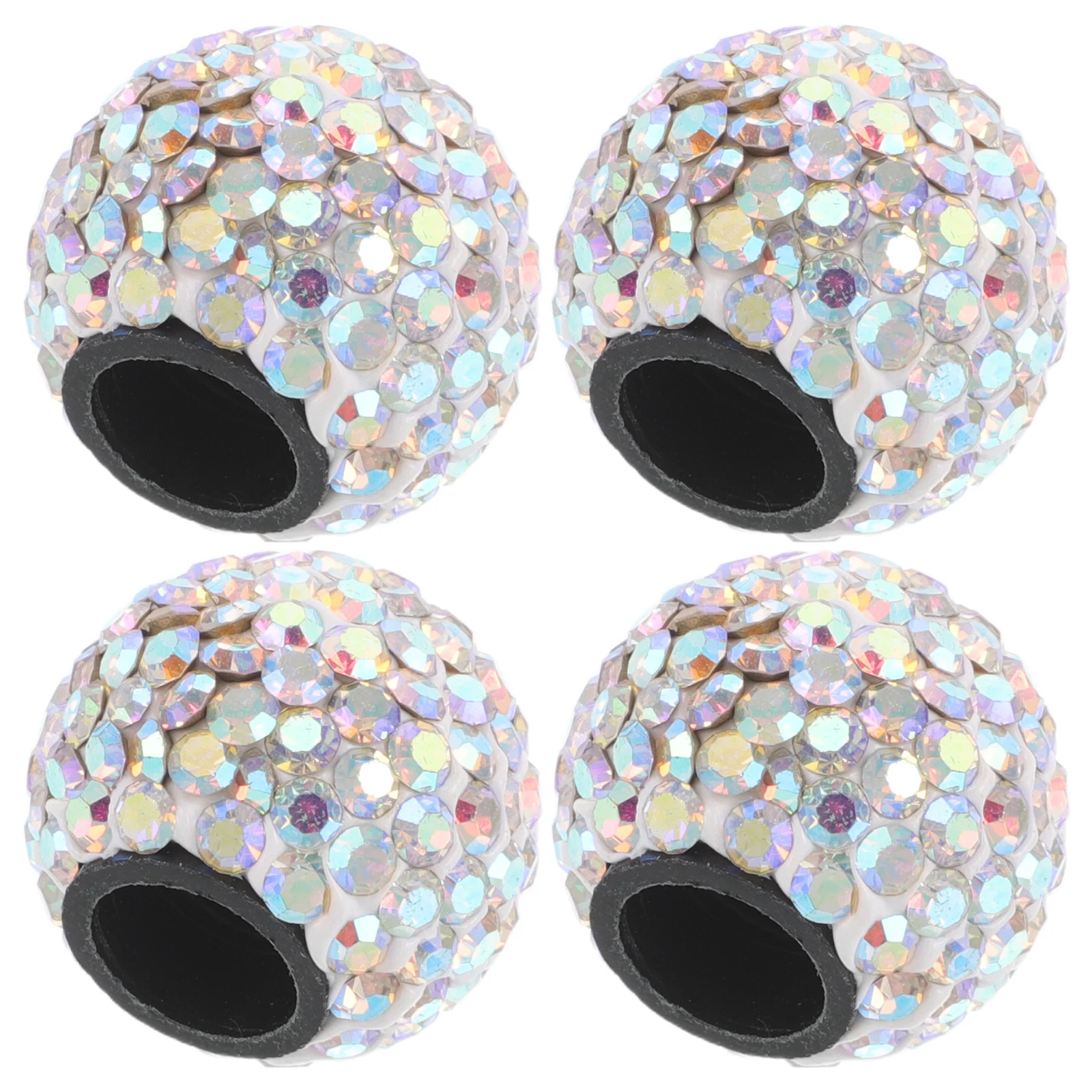 

4Pcs Crystal Bling Tire Valve Stem Caps Protection Universal Resistant Durable Car Accessories