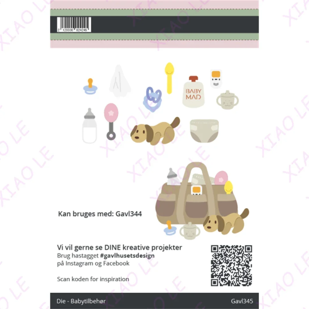 

All-Purpose Bag Baby Accessories Metal Craft Cutting Dies For DIY Scrapbooking Paper Diary Decoration Manual Handmade For 2025