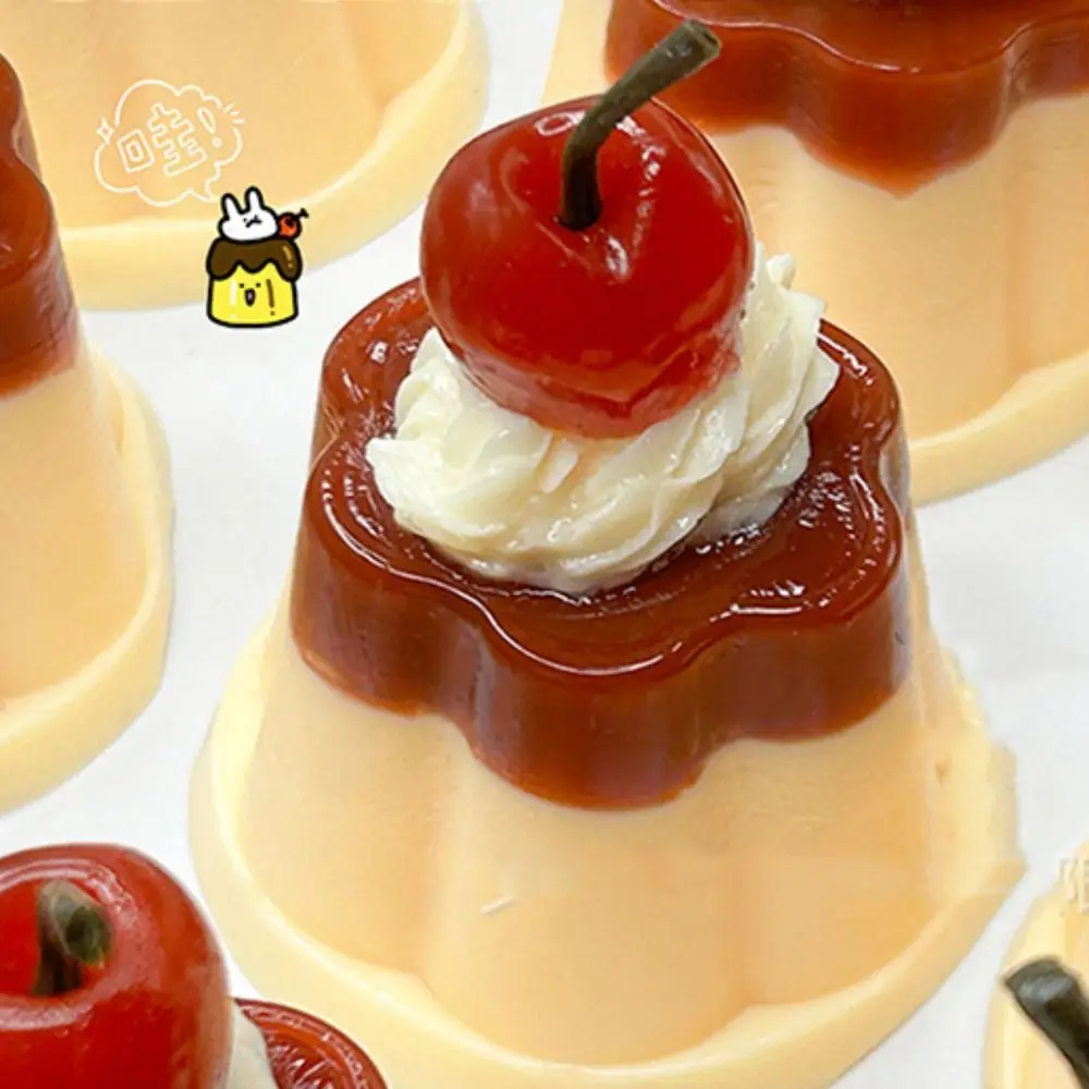 Anti-stress Simulation Food Squeeze Toy Soft Tpr Slow Rebound Toy Slow Rising Pudding Shape Stress Relief Toy Children