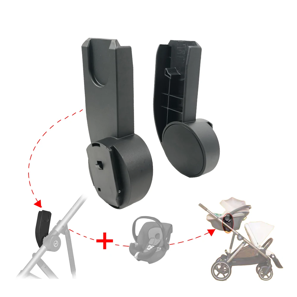Stroller Adapter For Cybex 2022~23 Gazelle S V1/2024~26 Gazelle S 2.0 And Aton Cloud Q/Z/T Maxi Cosi Be Safe Car Seat Converter