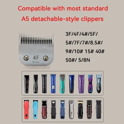 All sizes A5 blade fit Andis Oster Heiniger Laube Moser clipper made in taiwan steel or ceramic.