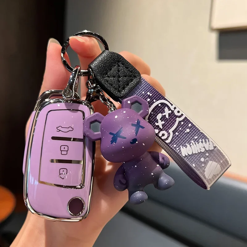 Fashion TPU Car Remote Key Case Cover Holder Shell For Geely Okavango Coolray Atlas Monjaro Tugella Emgrand GT S Proton X50 X70