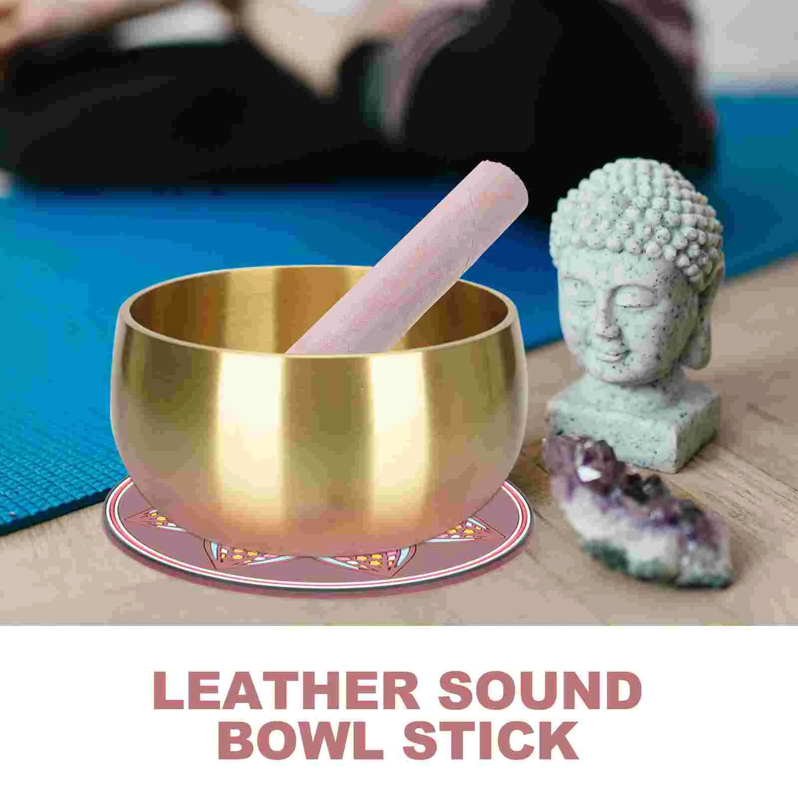 Sound Bowl Tibetan Singing Striker Stick Meditation Bowls Buddha Sticks Accessory Small Strikers Mallet Music