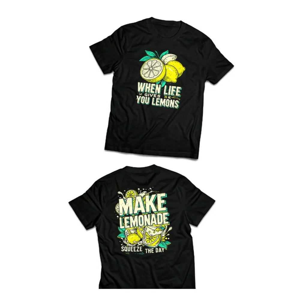 Funny Fruit T Shirt Men Lemon Banana Pineapple Cherry Orange Peach Print Cotton T Shirts Male Saying Graphic Short Sleeve Tops
