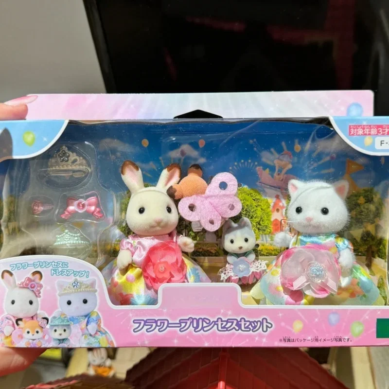 Miniatur Möbel Wald Familie Anime Charakter Traum Kawaii Prinzessin fünf Puppe Set Box Wald Familie Mädchen Spielzeug Haus Spielzeug Geschenke