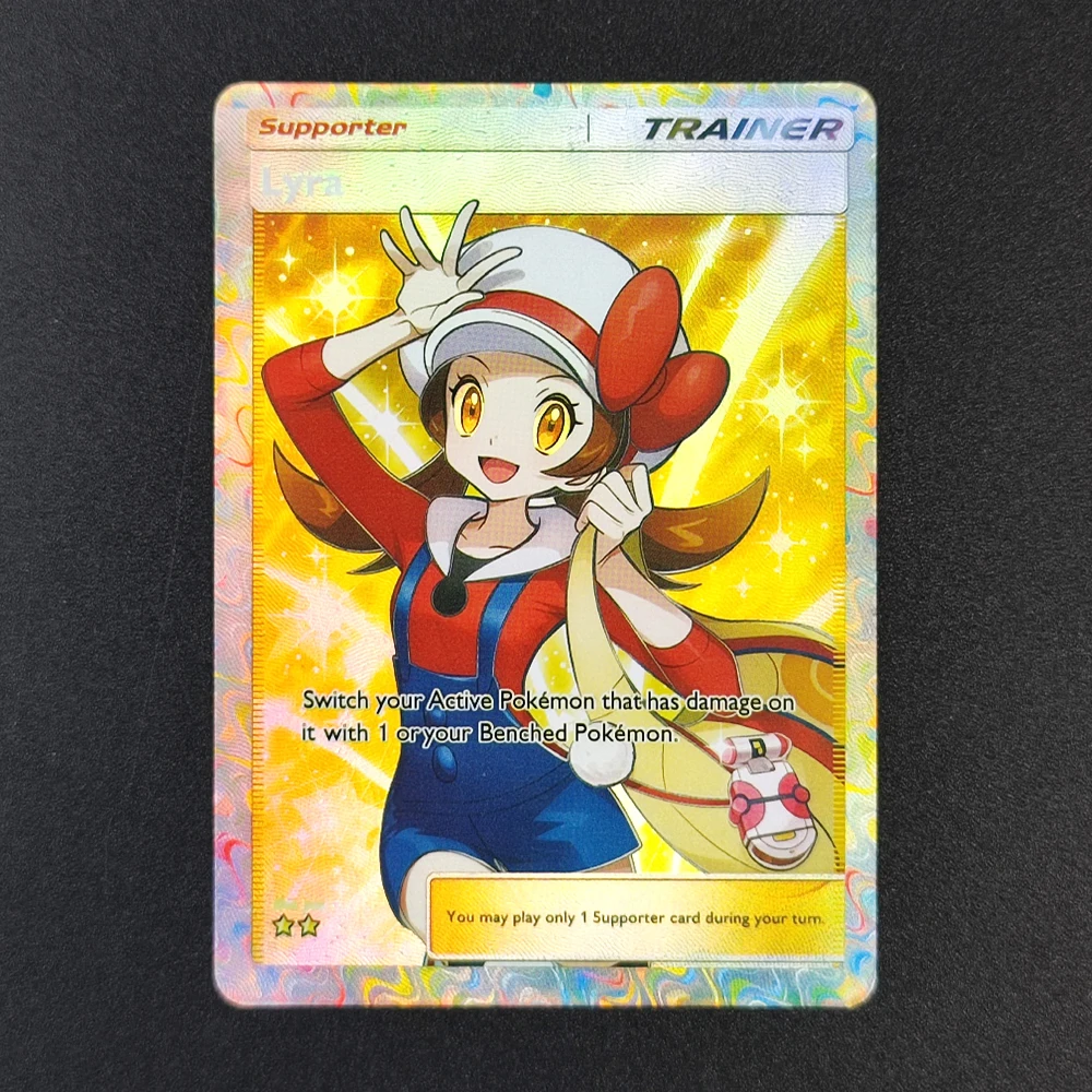 9 قطعة TCG بوكيمون الجيب الإنجليزية جمع بطاقات ليلي إريكا بيني سابرينا إيريدا ليرا ليف لعبة كلاسيكية أنيمي بطاقات دمى هدايا