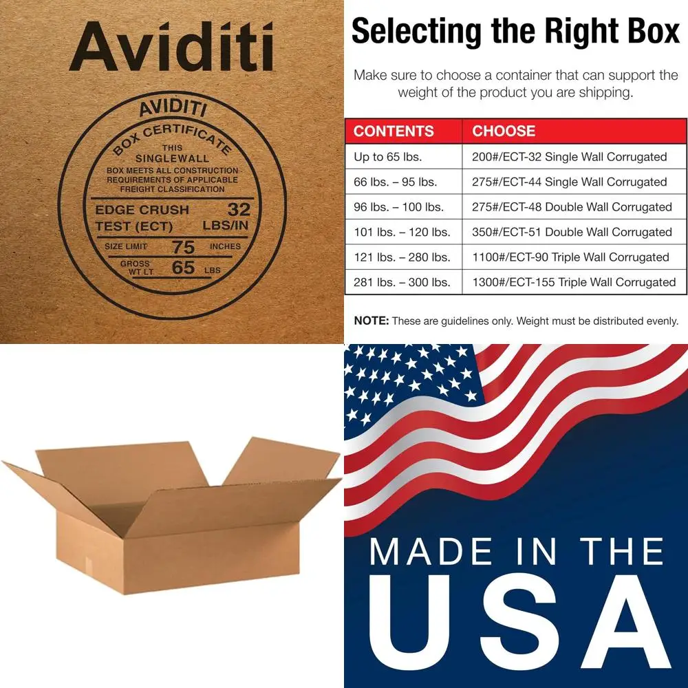 

Набор из 20 коробок для переезда, почтовых отправлений, упаковки и хранения, 22x18x6 дюймов, из гофрированного картона