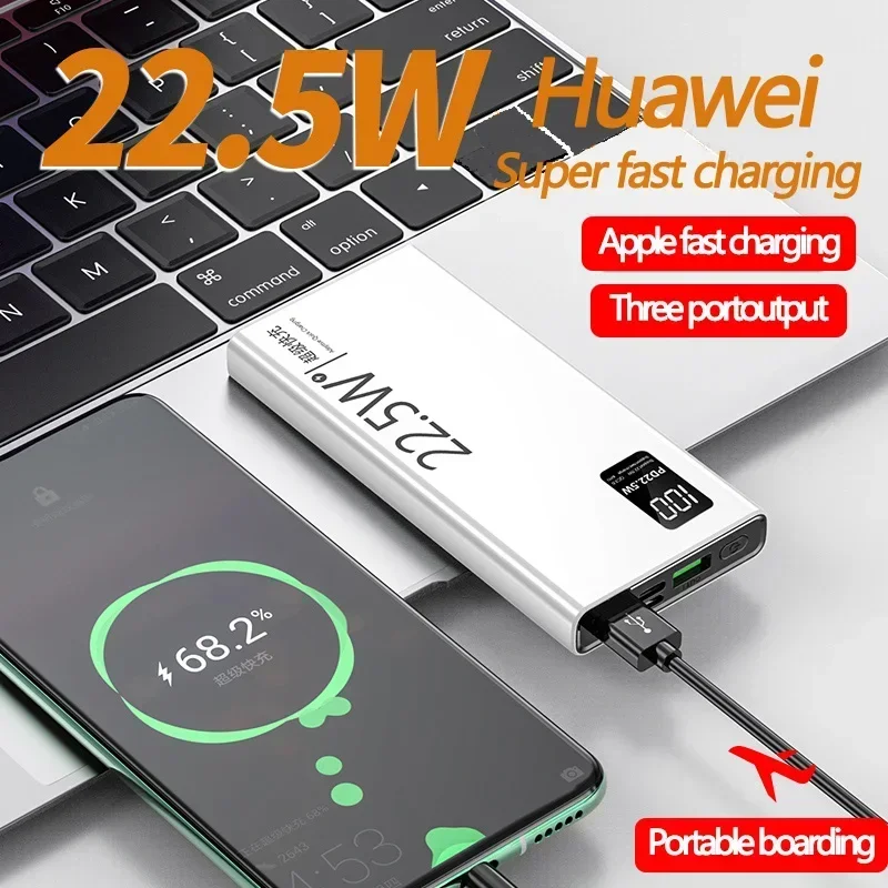 MAOLEI KJ-K7Przenośny power bank, kompatybilny z Apple, Huawei, Xiaomi, szybkie ładowanie Oppo, 10000 mAh, szybkie ładowanie jednokierunkowe