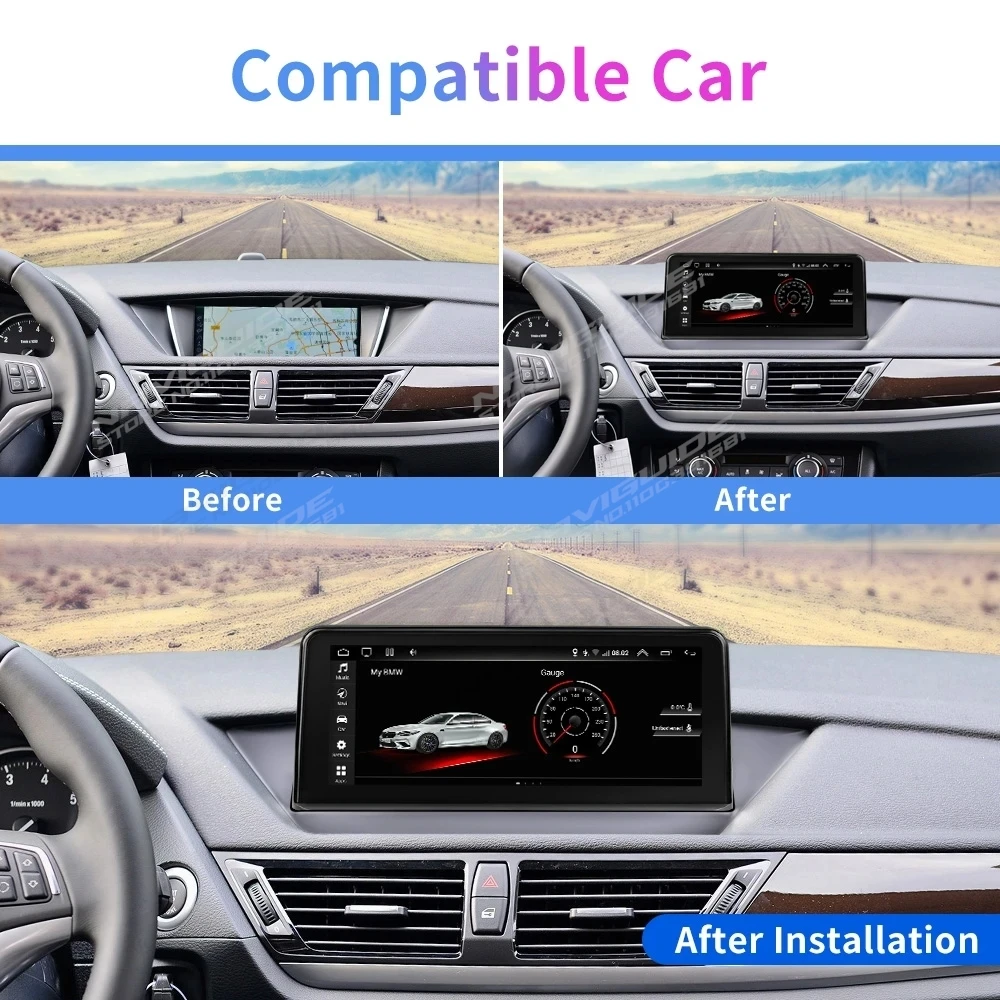 NAVIGUIDE 12.3\'\' Android 12 Car Radio Carplay Multimedia Player For BMW X1 E84 GPS Navigation Auto Stereo Bluetooth DSP 4G WiFi