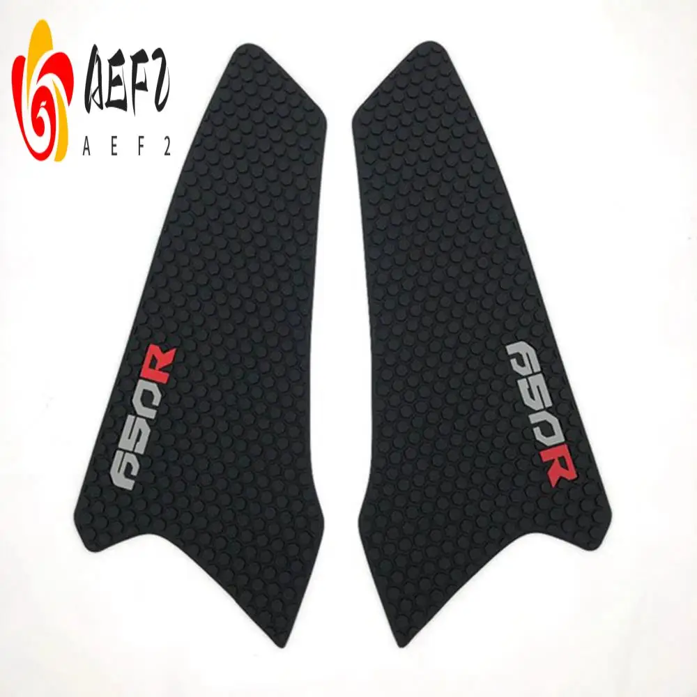 

AEF2-Motorcycle Non-Slip Side Fuel Tank Stickers Waterproof Pad Rubber Sticker For HONDA CBR650R CB650R 2019-2022