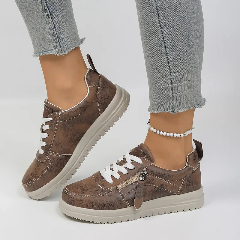 

2026 Spring New Sports Casual Shoes Lace-Up Running Shoes Lightweight Sneakers