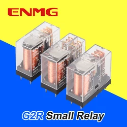 ENMG G2R-2-12VDC 24VDC Miniature Relay G2R-1-24VDC G2R-1-E 5V Flame Retardant Dustproof ABS High-Transparency Material