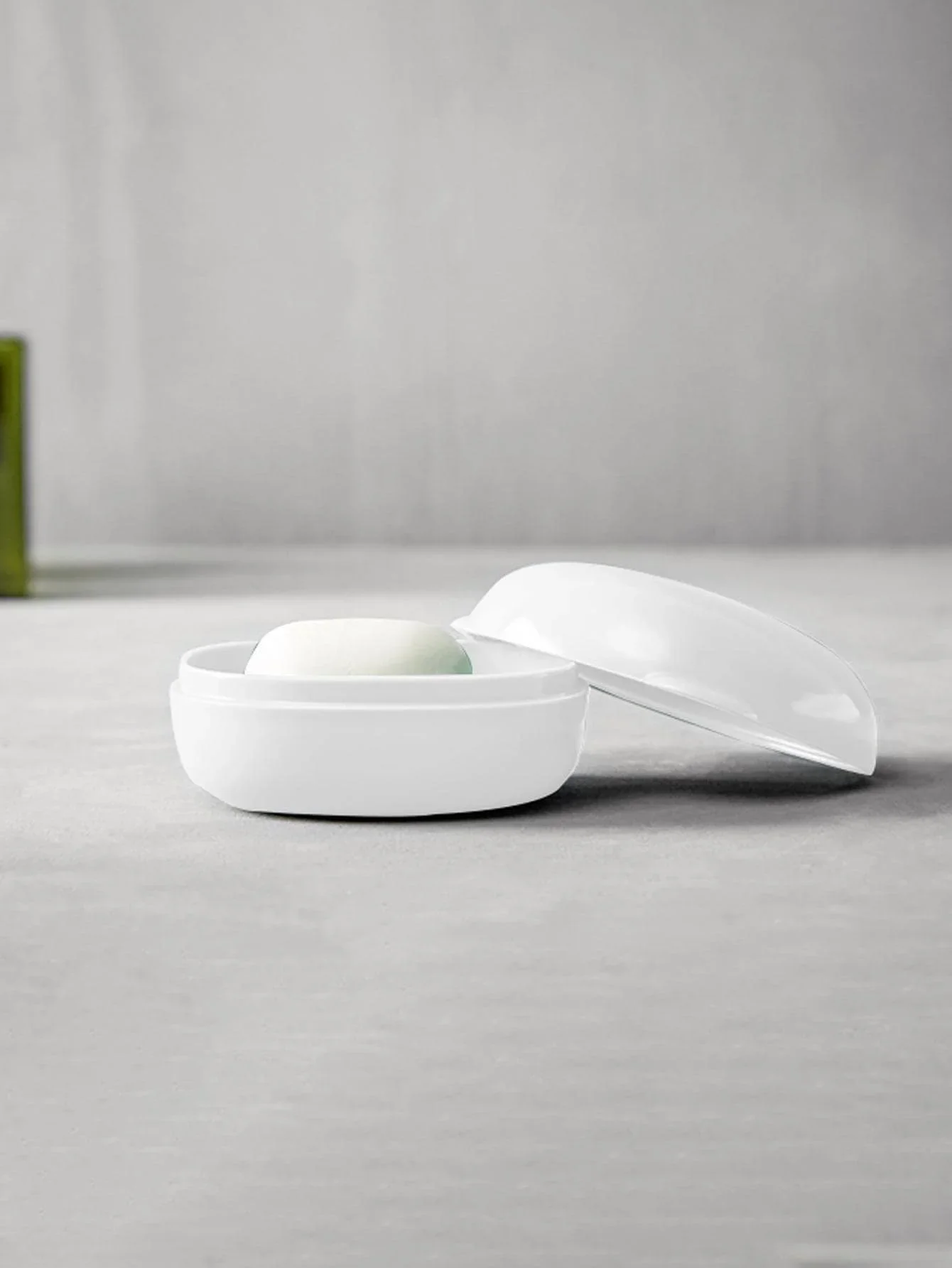 1 scatola di sapone da viaggio mini scatola di sapone portatile creativa con coperchio scatola di sapone sigillata impermeabile con coperchio