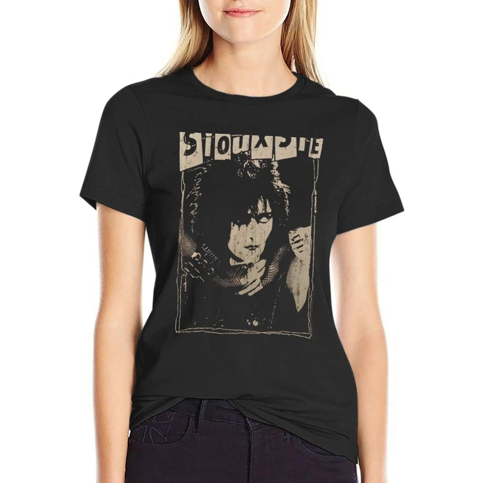 Vintage Siouxsie Sioux Susan Janet Ballion T-Shirt quick drying oversized t shirts for Women