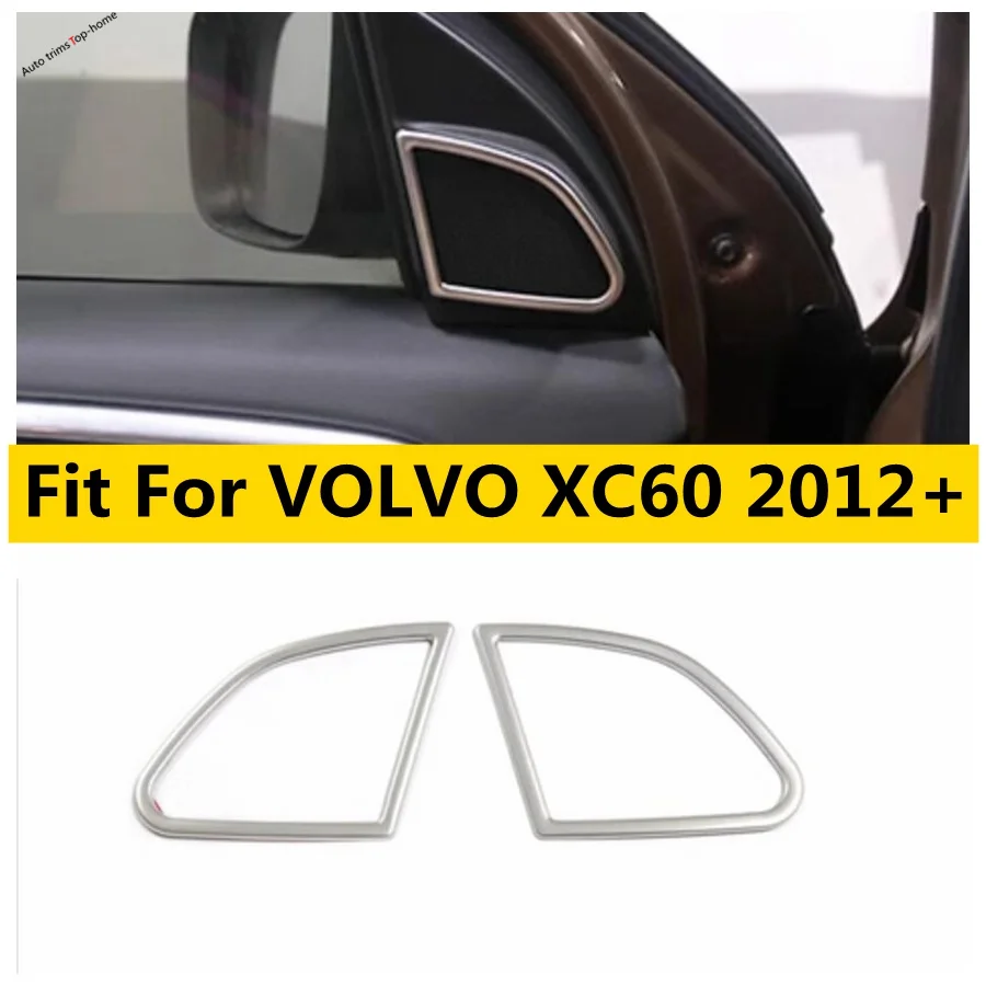 

Inner Window Pillar A Stereo Speaker Audio Loudspeaker Sound Decor Frame Trim Cover For VOLVO XC60 2012 - 2017 Car Accessories