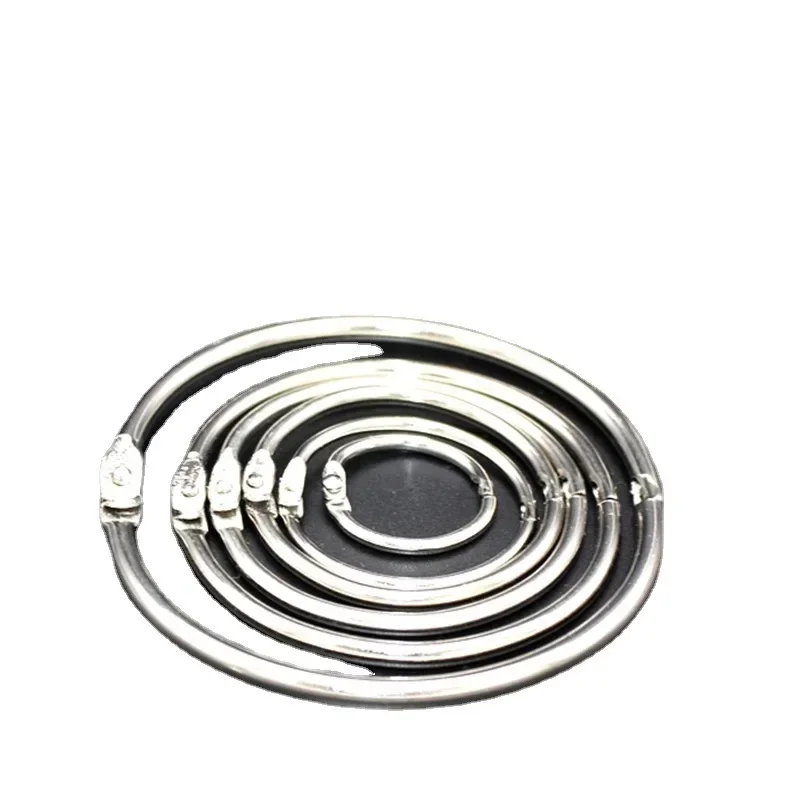 20pcs Binder Rings Metal Loose Leaf Ring for DIY Crafts Indexing Cards and More Durable and Portable Paper Rings