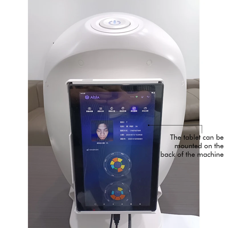 AISIA Q1 Magic Mirror 3D AI Skin Analysis Machine Auto Facial Analyzer System Skin Problem Detection Beauty Salon Equipment