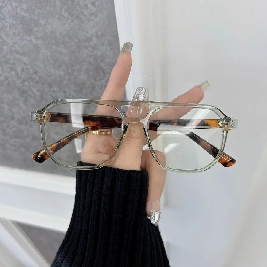 Fashion Elegant Square Eyeglasses Frames Women Men Transparent Clear Brand Designer Optical Casual Frame Oculos