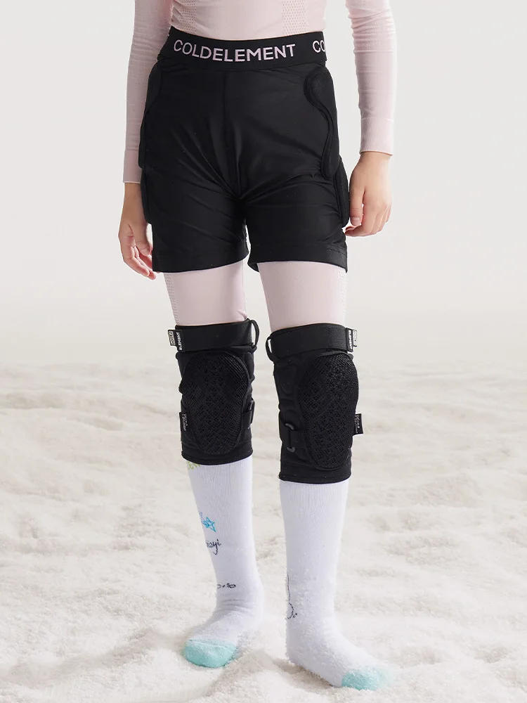 حماية الورك والركبة للأطفال، معدات حماية سميكة للتزلج، سراويل داخلية مضادة للسقوط، وسادات سفلية مفردة ومزدوجة
