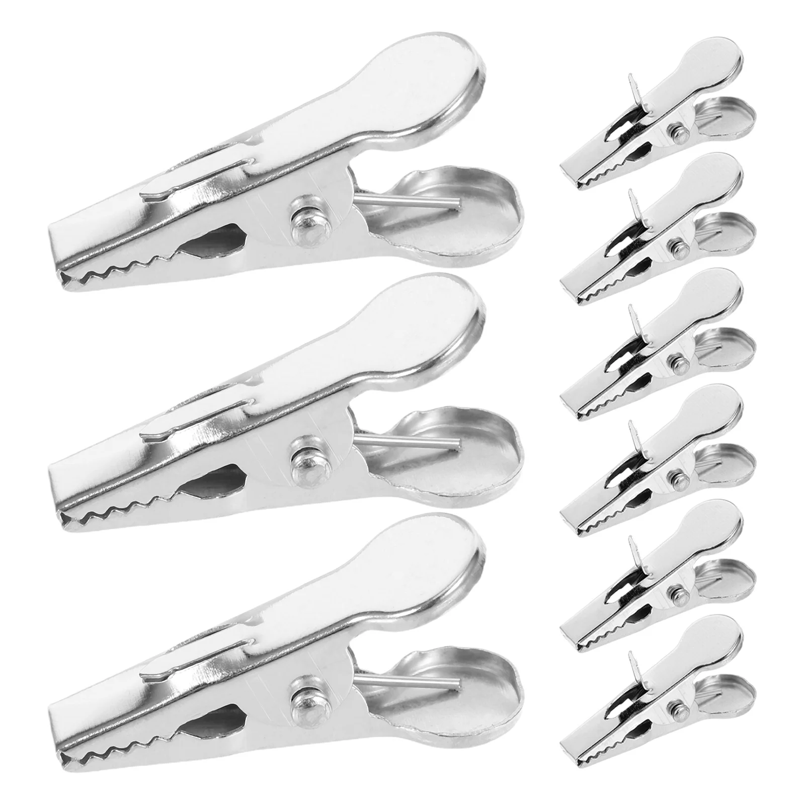 

100Pcs Christmas Tree Ornament Clips Mini Alligator Metal Clips for DIY Crafts Wreath Flower Hanging Decorations