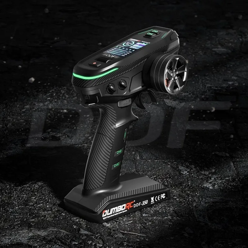 DUMBORC DDF-350 HD Ekran Pilot Zdalnego Sterowania 4/6/10 Kanałowy Odbiornik Żyroskopowy z Kontrolą Prędkości do Samochodów RC, Statków, Części do Czołgów