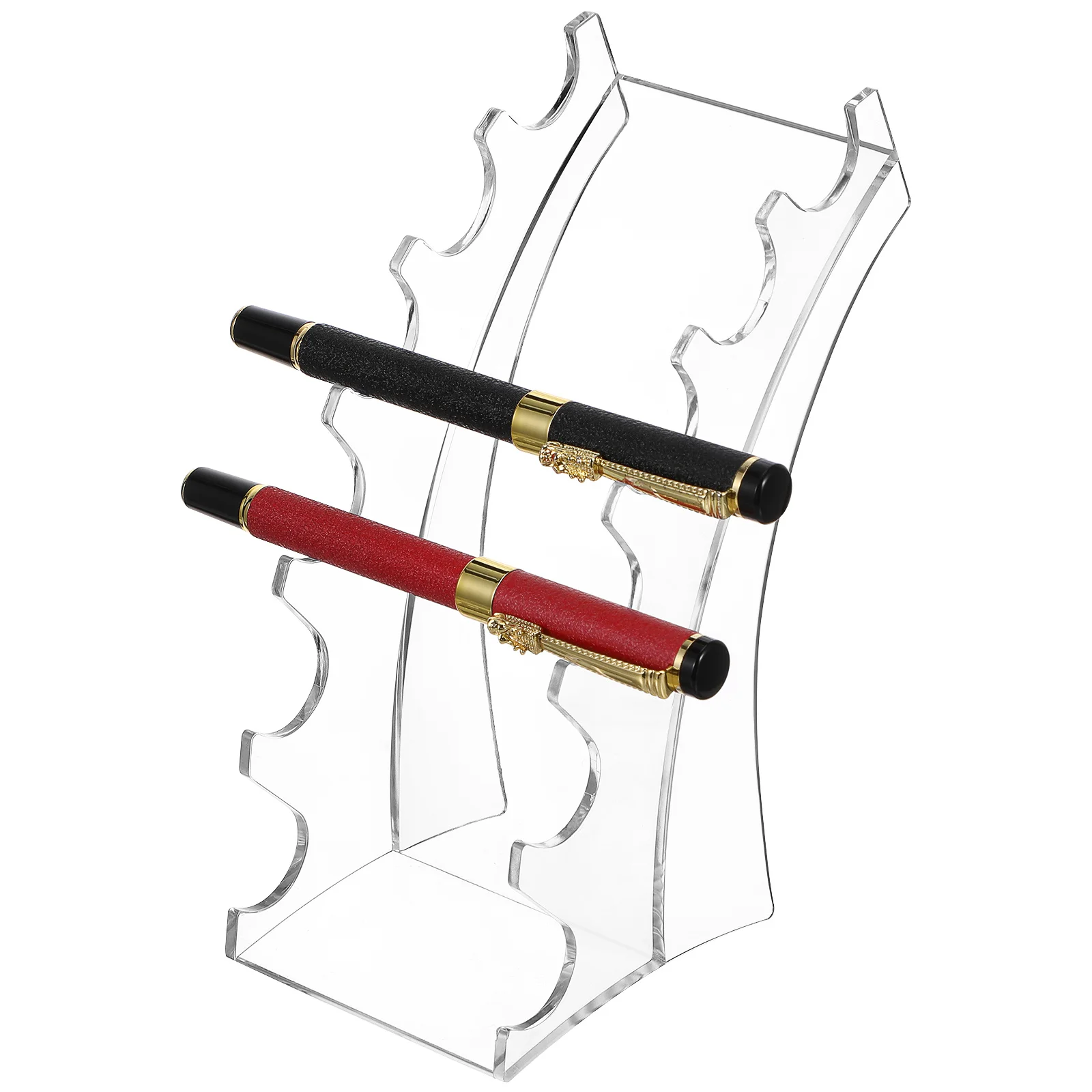 الاكريليك القلم عرض الرف حامل القرطاسية الشفافة لمكتب منظمة مخزن مكافحة رف شاشة حامل قلم