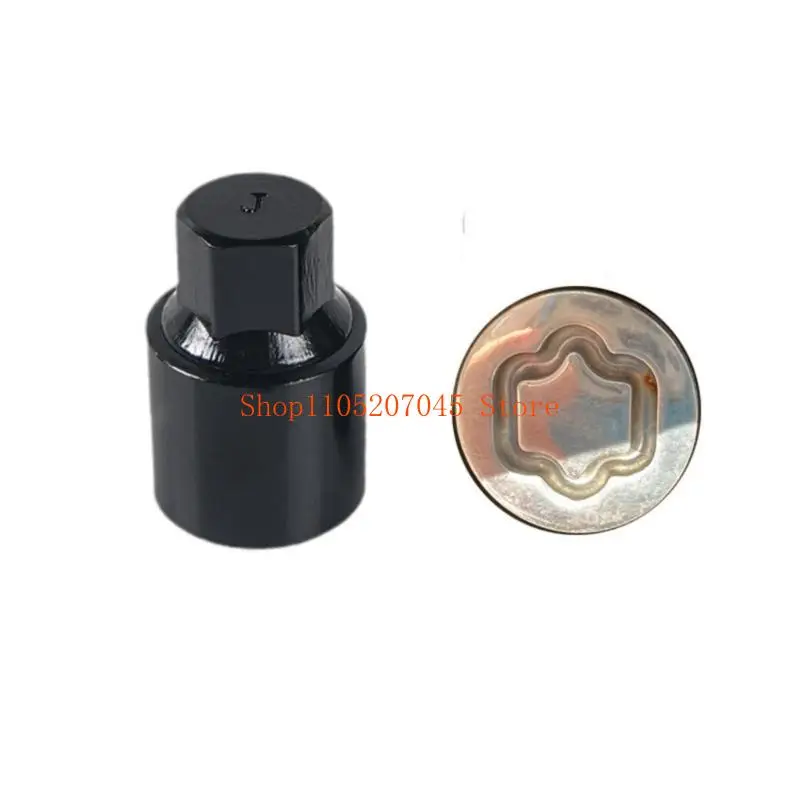 37cd Premium Anti Theft Wheel Nut Remover Tool High Strengths Steel Construction for Multiple Model Vehicle Wheel Lock