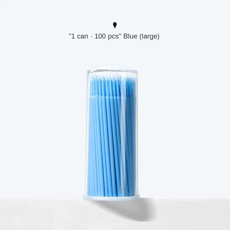 Disposable Eyelash Brushes, Swab Microbrushes, Eyelash Extension Removal Applicators, 100PCS Lot