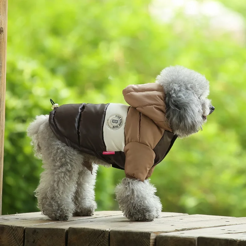 Wasserdichte Hundejacke Winter Haustier Daunen Baumwolle Weste Luxus Hundekleidung Chihuahua Französische Bulldogge Hundemantel Welpe Warmes Hundekostüm – Detail 12