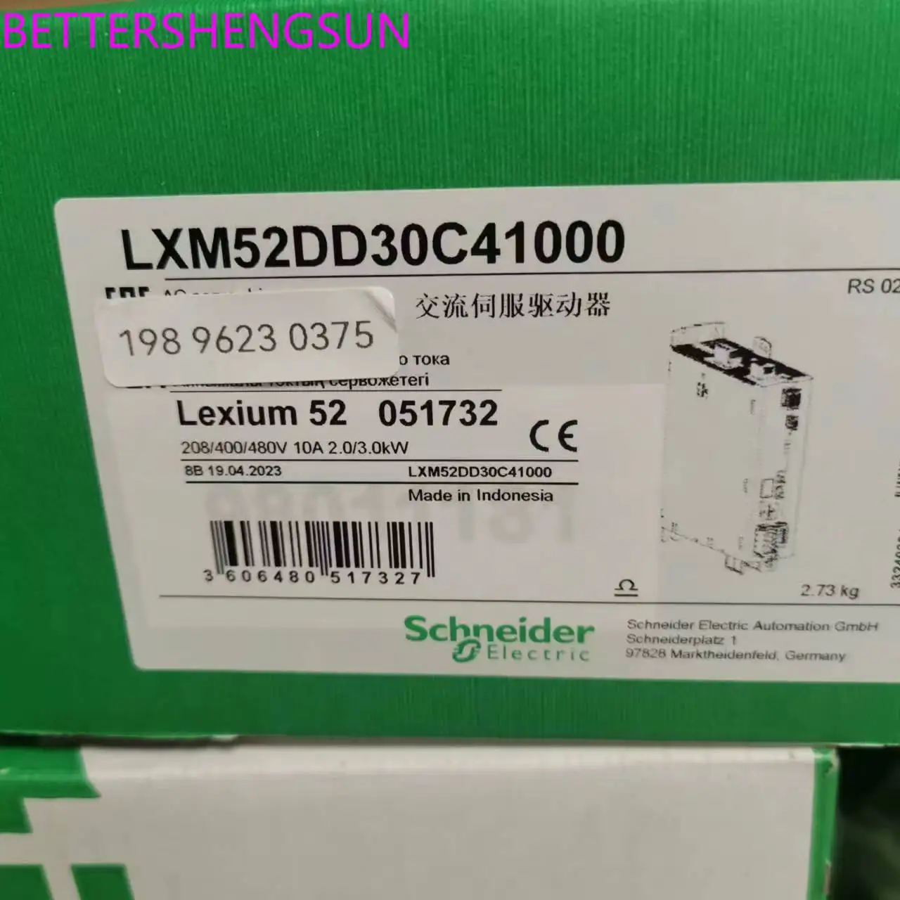 Lxm52dd18c41000 AC Servo Drives Lxm52dd30c/12/72c41000