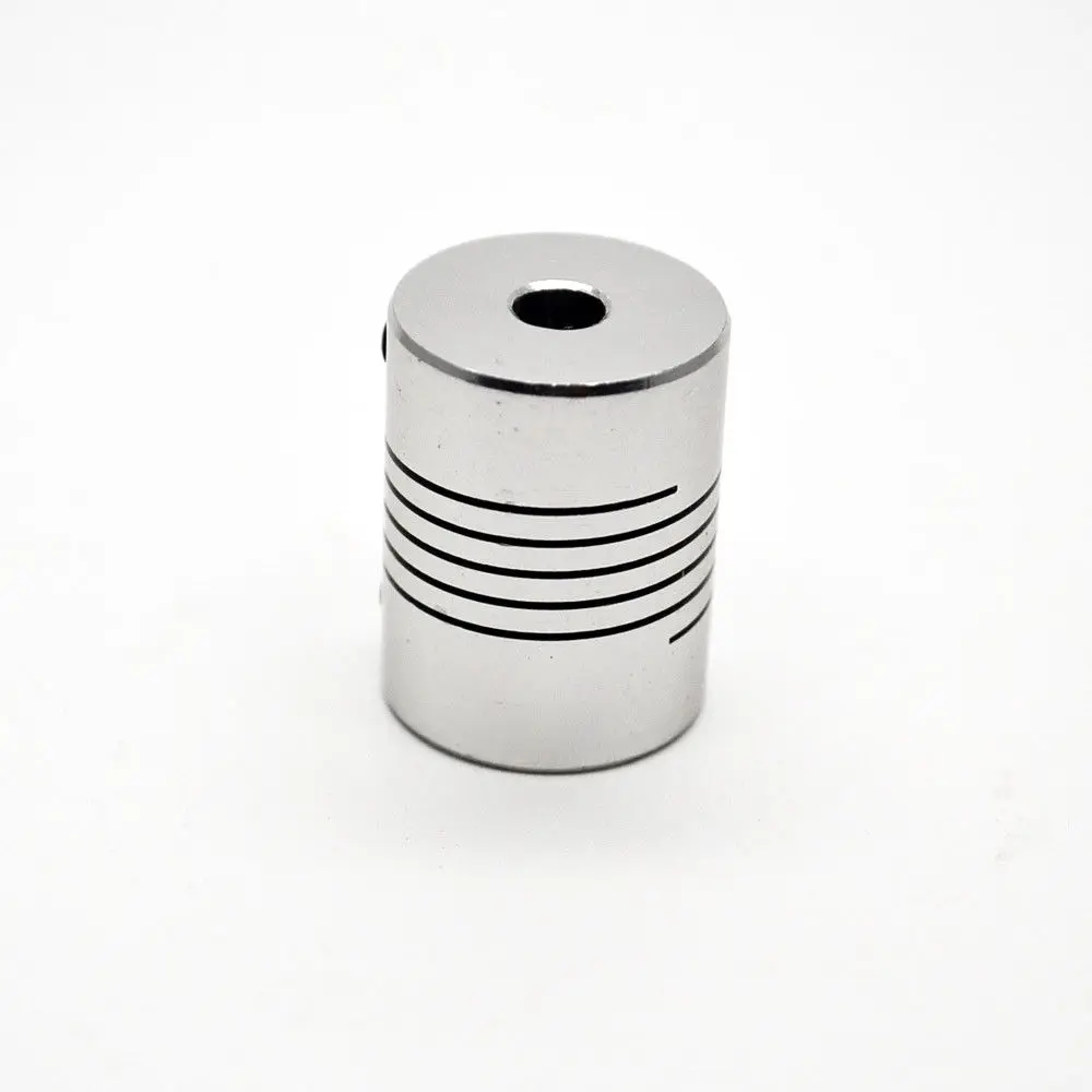 1pcs  3D Printers Parts Aluminium CNC Motor Jaw Shaft Coupler 5mm To 8mm Flexible Coupling OD19 L25mm