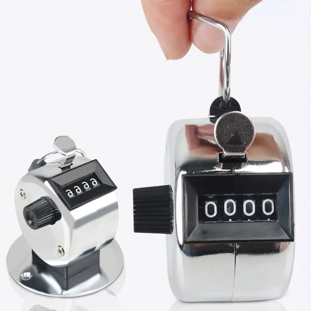 Max. Measurement Accessories 9999 Hour Meter Counter Tools Metal Manual Counter Tally Counter Hand Tally Counter Tally Clicker