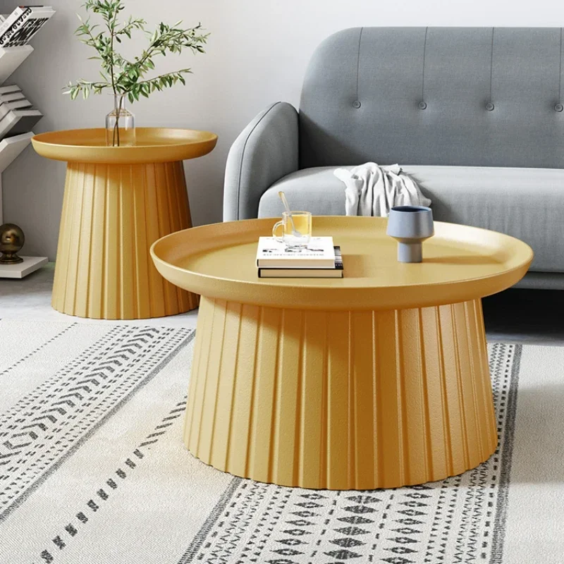 Nordic Coffee Tables Living Room Round Table Top Mushroom Shaped Coffee Table Tea Table Eco-friendly Material Plastic Tables