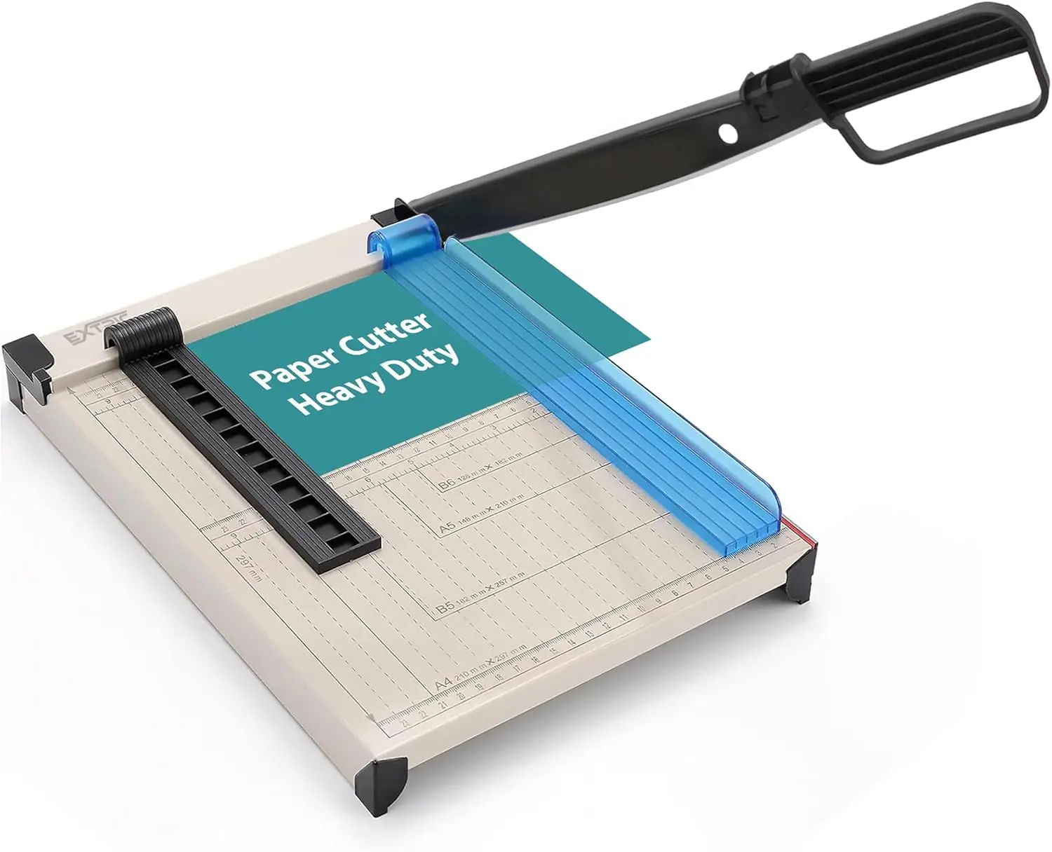 

Профессиональный резак для бумаги 12 дюймов с защитным кожухом, гильотинный триммер для офиса и учебных заведений