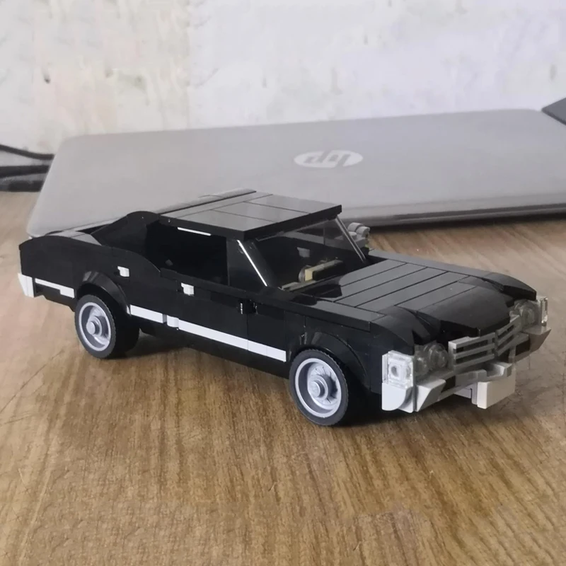 

MOC Технический автомобиль, ТВ, фильм «Сверхъестественное», 1967, шевролет, Impala, наборы скоростных транспортных средств, строительные блоки, детские игрушки, Рождественский подарок