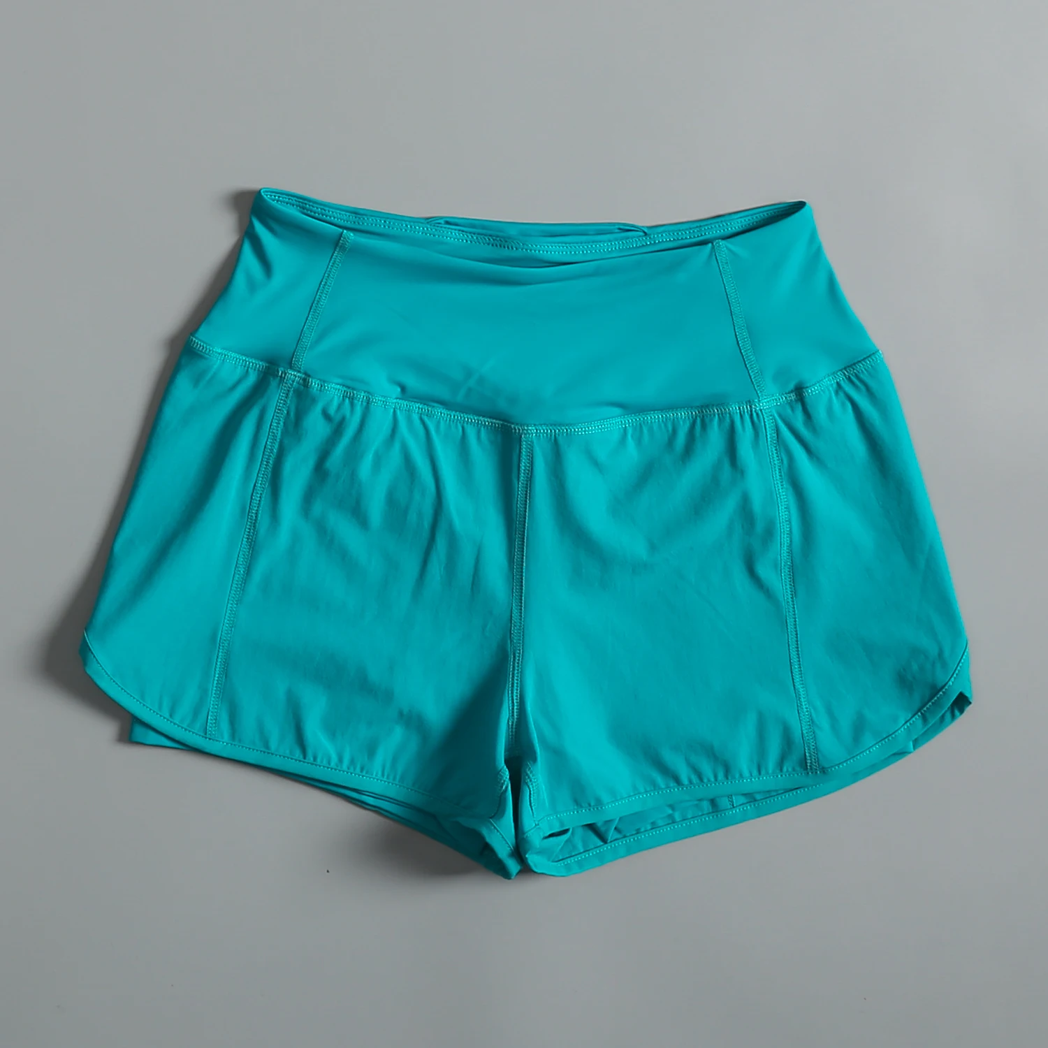 Women's Sporty Slim Fit Yoga Shorts Quick Dry Outdoor Running Fitness Casual Three-quarter Length Pants Breathable Moisture W...