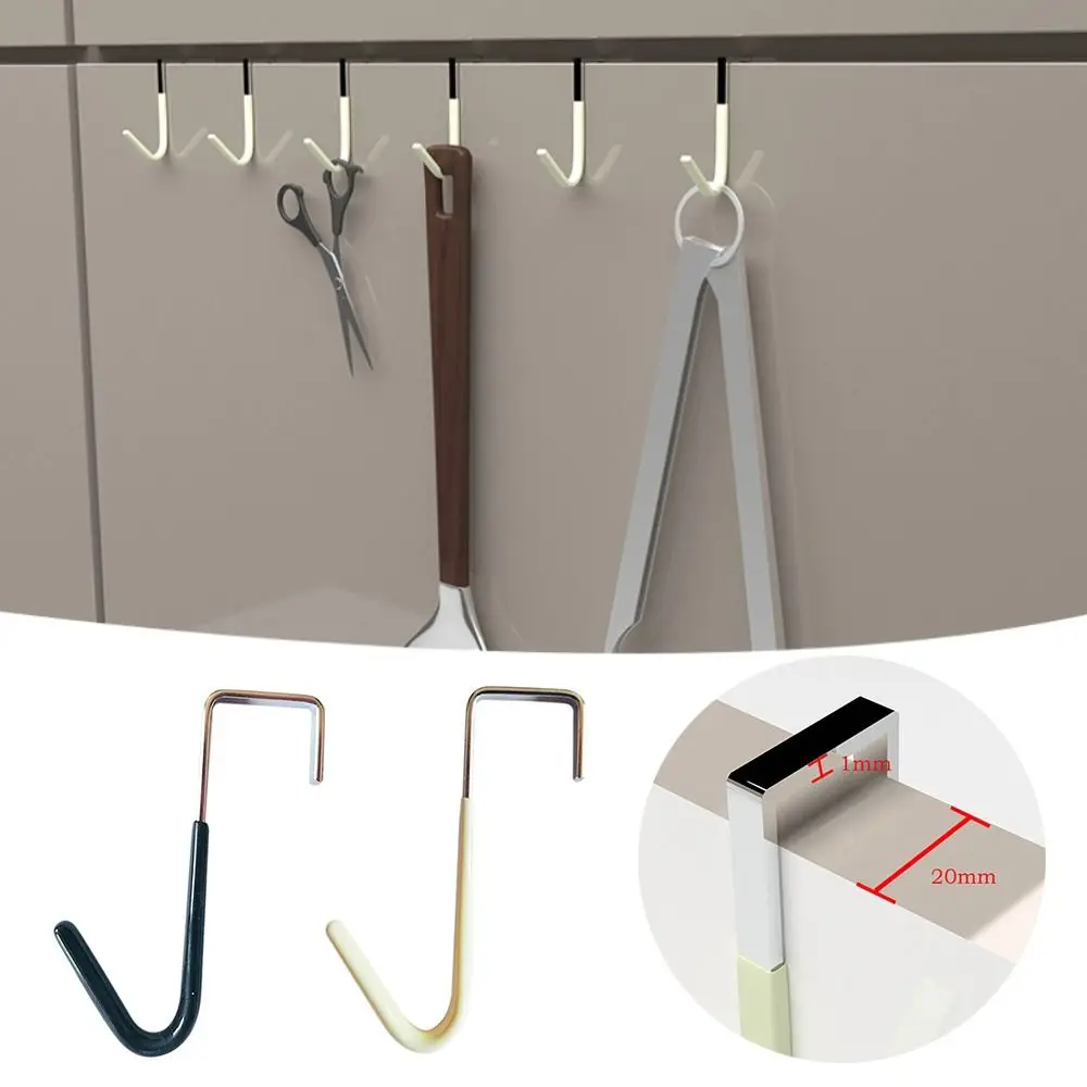 Hanging Door Hanger Hooks New Bedroom Accessories Heavy Duty Clasps Hooks Stainless Steel Household Organization Storage Rack