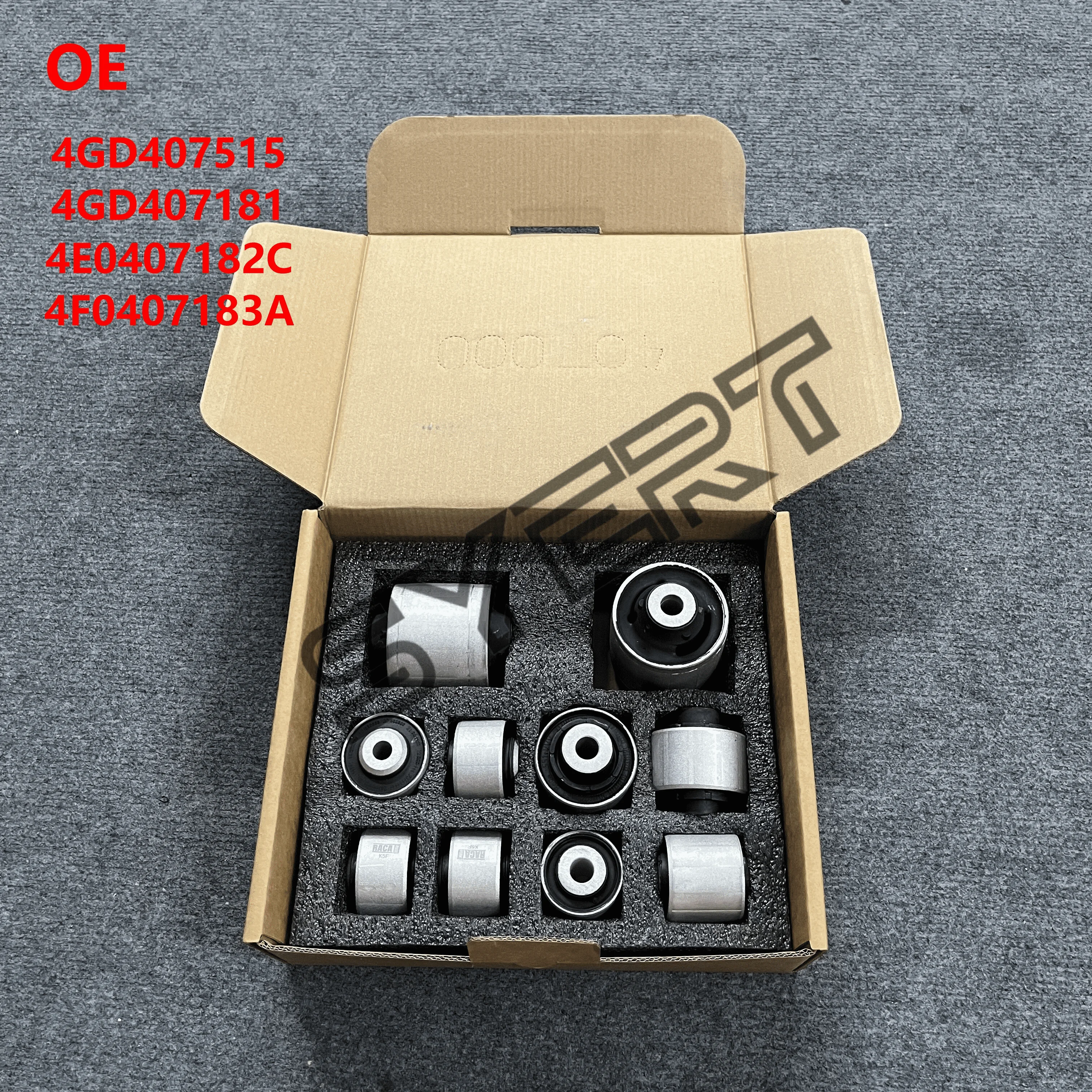 10*PCS Front Lower Inner Control Arm Bushing Kit 4F0407183A 4F0407183E For AUDI A6 Avant C6 VW Phaeton