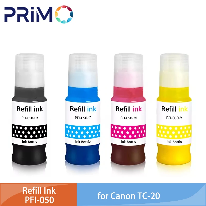 PFI-050 PFI050 PFI 050 70ML Premium Refill Pigment Ink Compatible for Canon imagePROGRAF TC-20 TC-20M Inkjet Printer