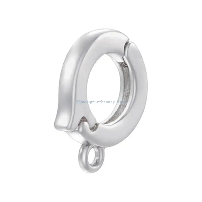 

R9JE Fashionable Necklace and Bracelet Shortener Clasp with Cubic Zirconia Jewelry Accessory Connectors In Elegant Designs