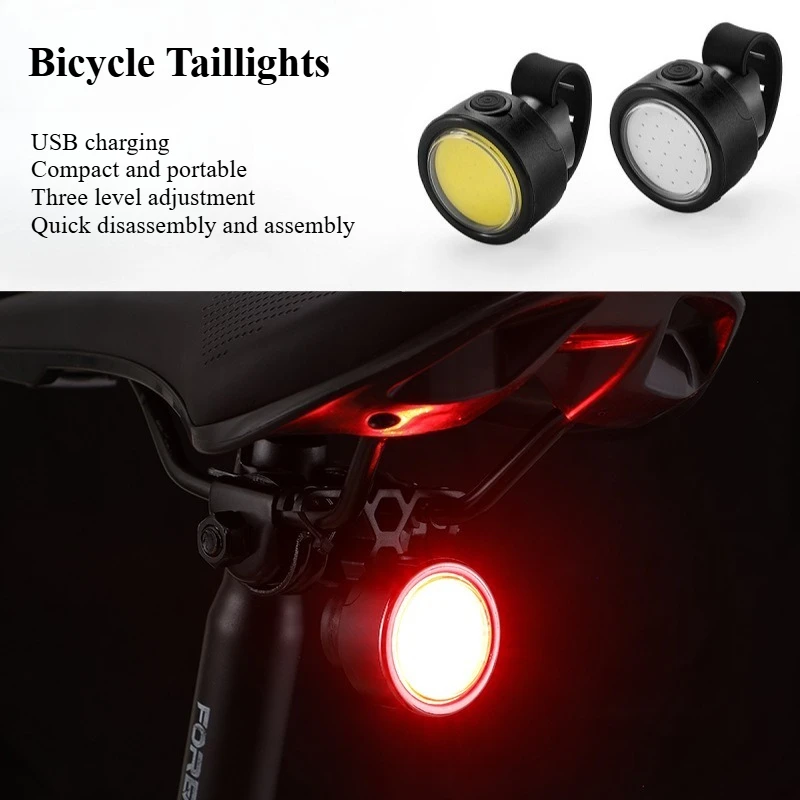 

Bike Headlight Bicycle Front Light USB Rechargeable Waterproof Cycling Flashlight Road MTB Accessories accesorios para bicicleta