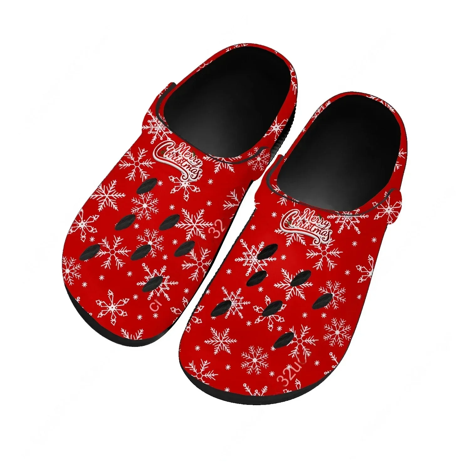 Mary Christmas Water Shoes Mens Womens Comfortable Fashion Home Garden Clogs Customizd Sandals Beach Breathable Hole Slippers