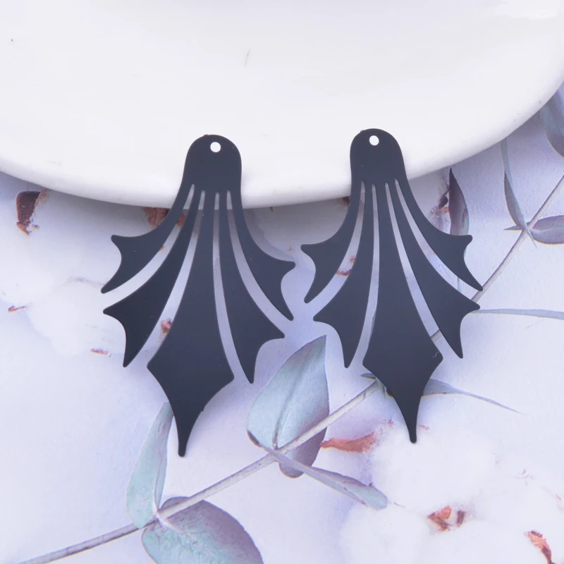 30 Stück AD3464 45*27mm Filigrane Blumenanhänger Ohrring Metall Messing Dünner Anhänger DIY Schmuck Ohrring Herstellung – Detail 11
